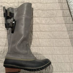 Sorel Slingback Riding Boots, NWT, women 8